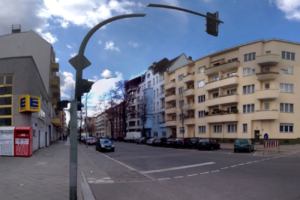 Osnabrucker Strasse and Tauroggener Strasse panoramic - 2012