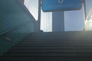 Alexanderplatz U-Bahn South Entrance - Berlin 2013