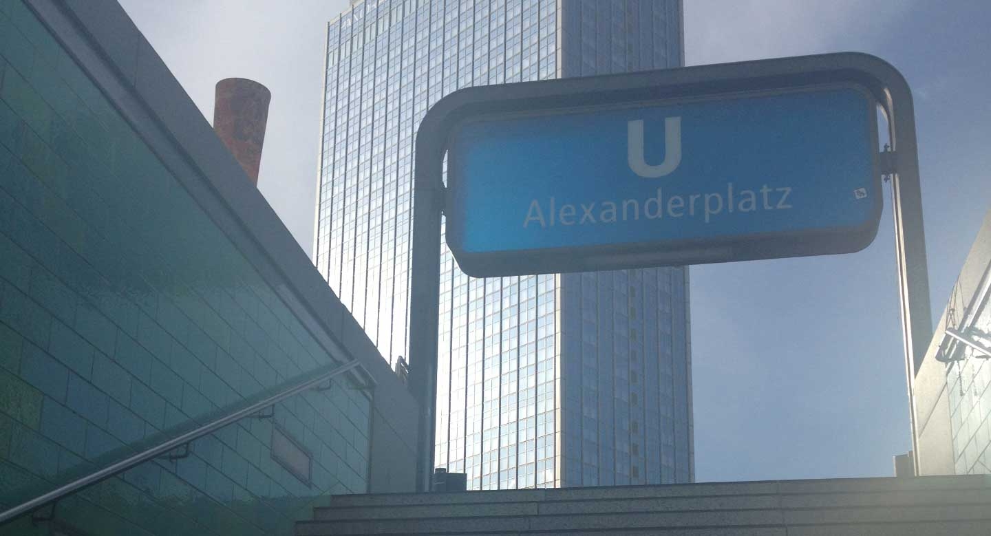 Alexanderplatz U-Bahn South Entrance - Berlin 2013