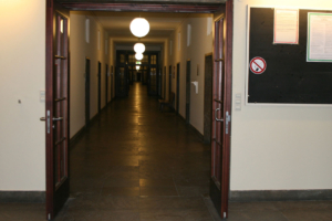 Corridor and offices of Finanzamt Charlottenburg