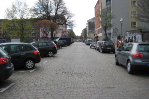 Cuvrystrasse looking south towards Schlesische Strasse - 2012