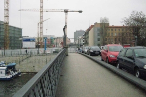 Marschallbrücke, looking North towards Luisenstrasse, 2012.