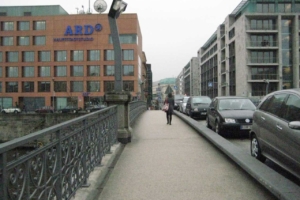 Marschallbrücke, looking South towards Wilhelmstrasse, 2012.