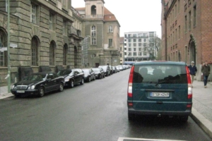 Looking North up Monbijoustrasse