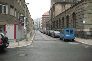 Looking Northwest up Ziegelstrasse - 2012